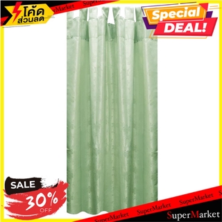 ผ้าม่านห่วง HOME L&amp;S KATE 140X220 ซม. สีเขียว ผ้าม่านประตู TAB CURTAIN HOME L&amp;S KATE 140X220 GREEN