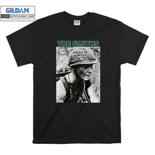 เสื้อยืดแขนสั้น คอกลม ผ้าฝ้าย พิมพ์ลาย The Smiths Meat Is Murder Rock Band สําหรับผู้ชาย 256 MBacpd75FEgioi91Size S-5XL