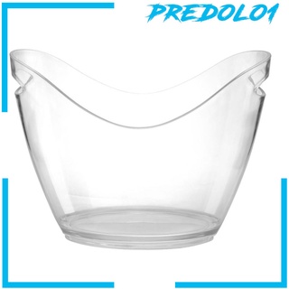 [Predolo1] ถังพลาสติกใสสําหรับใส่แชมเปญขวดไวน์ 4L