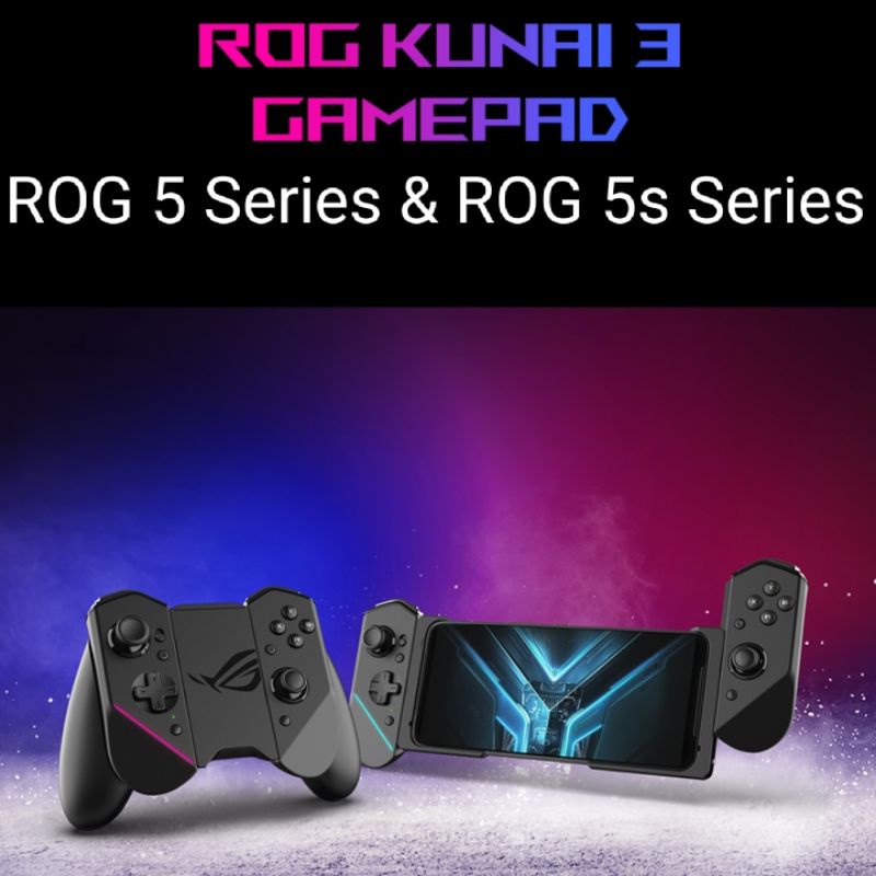 เกมแพด Asus ROG Kunai 3 สําหรับโทรศัพท์ ROG 5/5s