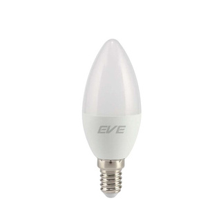 🔥HOT🔥 หลอดไฟ LED E14 EVE LIGHTING รุ่น Eco Candle ขนาด 3 วัตต์ Daylight Light Bulbs