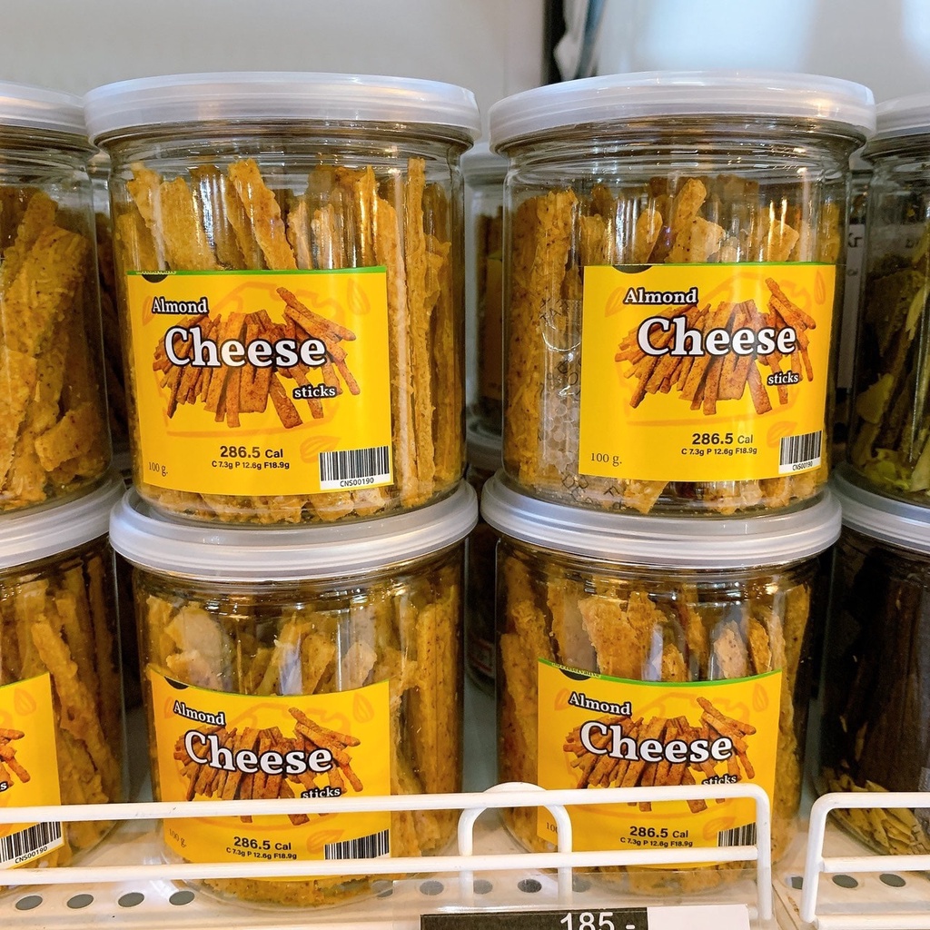 [พร้อมส่ง]  CNS🥑 อัลมอนด์ชีสสติกส์ 🧀 ขนมคีโต ชีสเน้นชีสทั้งแท่ง มี 2 รส คนละสไตล์ - รูปที่ 2