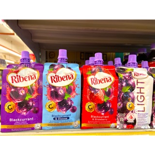 ใหม่❣️อร่อยฟิน😍น้ำผลไม้ผสมวิตามินC Ribena(ไรบีน่า) มี4รส