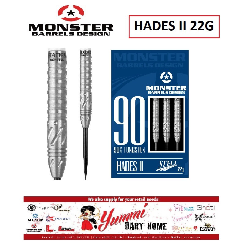 MONSTER BARREL JAPAN - STEEL DART - HADES II 22G