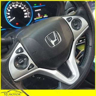 ปลอกหุ้มพวงมาลัยรถยนต์ คาร์บอนไฟเบอร์ สําหรับ Honda HR-V HRV GM6 Jazz Gk5 ปี 2015-2019