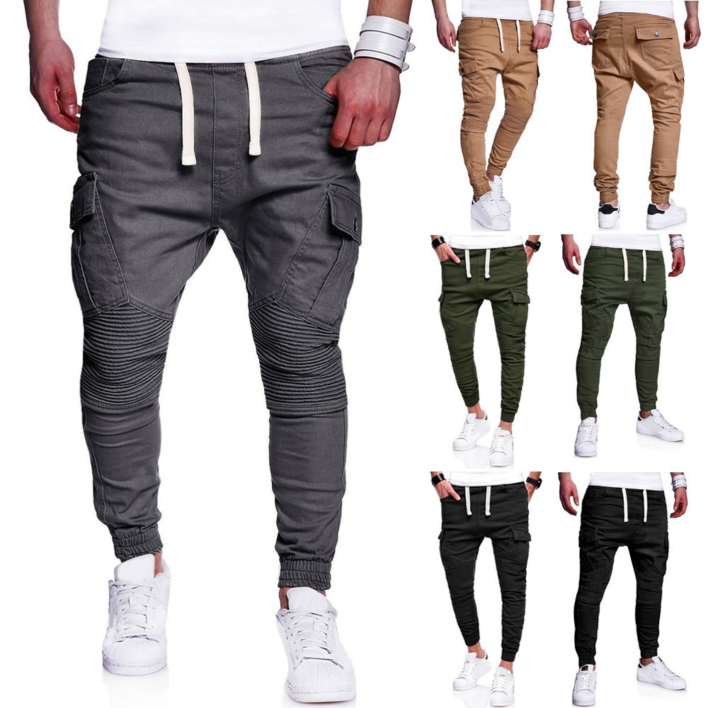 mens cotton sweatpants with drawstring