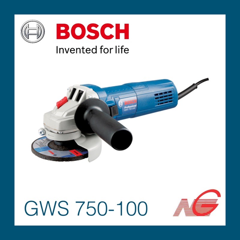 บ๊อช Bosch เครื่องเจียร์ไฟฟ้า GWS 750-100 4 นิ้ว 750 วัตต์