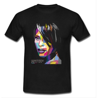 เสื้อยืด พิมพ์ลาย Whitney Houston World Tour