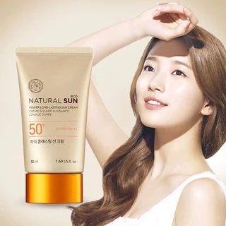 แท้💯พร้อมส่ง The Face Shop Power Long-Lasting Sun Cream SPF50+ PA+++ 1.2ml