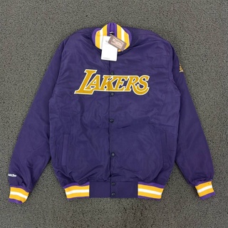 เสื้อแจ็กเก็ต MLB LAKERS สีม่วง พรีเมี่ยม