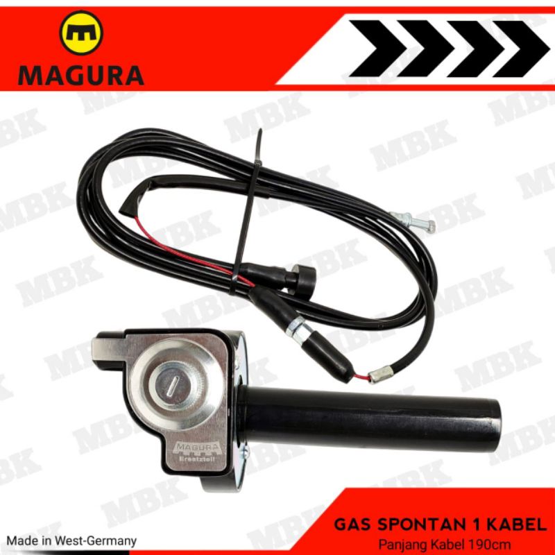 SPONTAN GAS MAGURA MAGURA GAS KONTAN RACING CABLE 190 ซม. BEBEK/MATIC CAN BOSS
