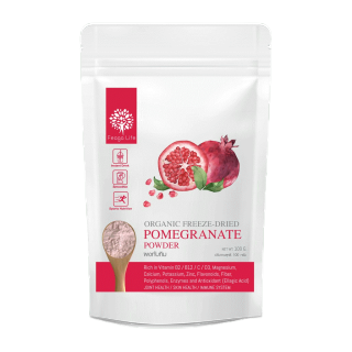 ผงทับทิม ผิว วัยทอง ผลิตแบบ freeze-dried Pomegranate Powder 100 กรัม