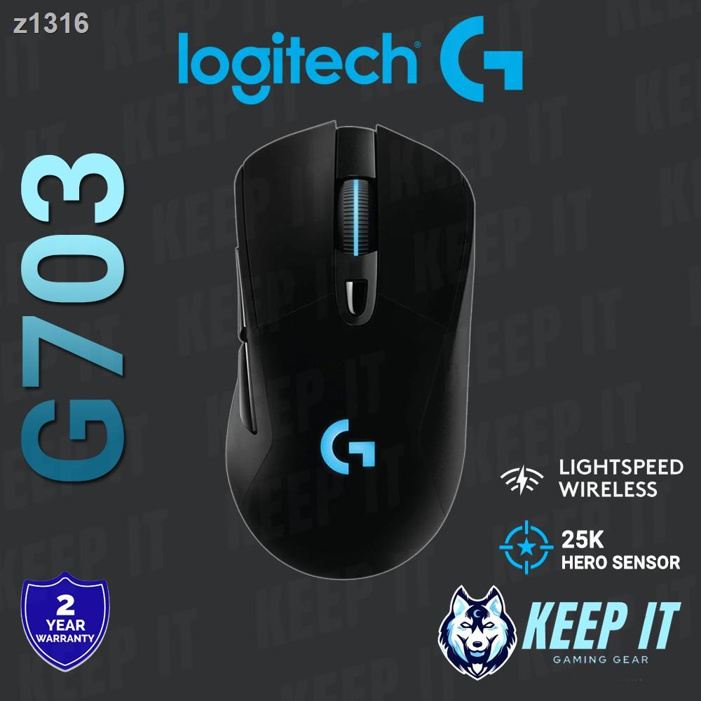 ◘Logitech G703 Lightspeed Wireless Gaming Mouse เมาส์เกมมิ่งไร้สาย - รับประกันศูนย์2ปี