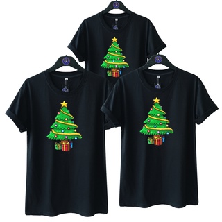 เสื้อยืด พิมพ์ลายต้นคริสต์มาส MERRY CHRISTMAS 1 A NATALAN สําหรับผู้ชาย และผู้หญิงสามารถปรับแต่งได้