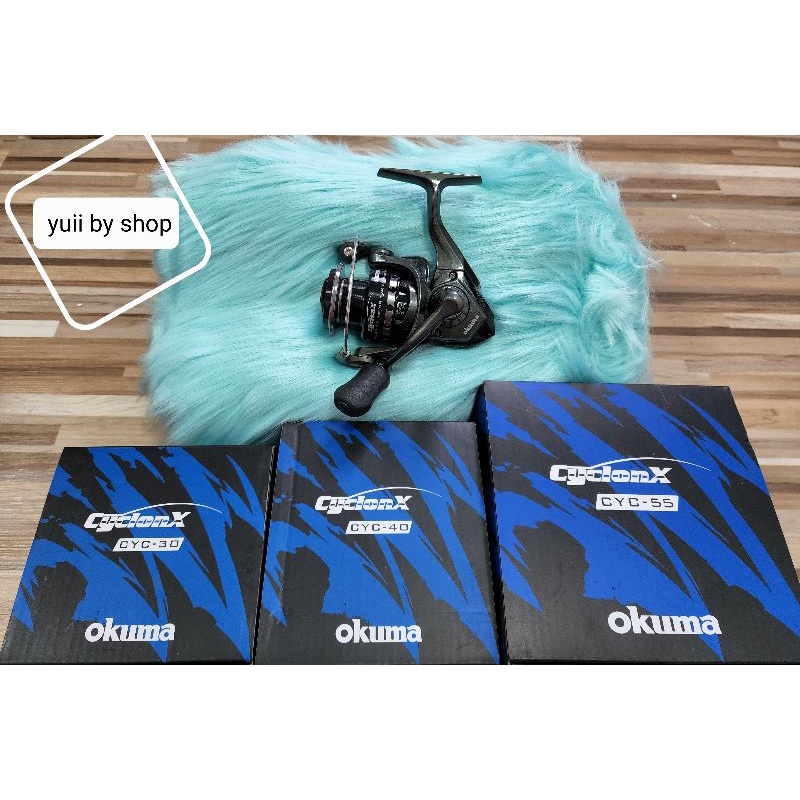 OKUMA CyclonX 30/40/55 รอกสปินนิ่งรูปทรงทันสมัย หมุนเนียนน่าใช้งาน. 890-1190