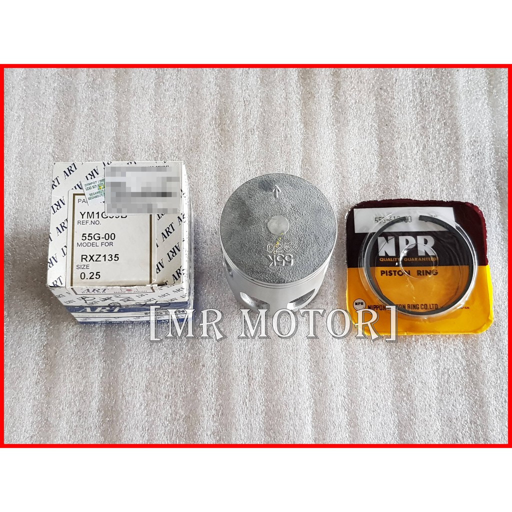 ลูกสูบ Yamaha RXZ ART Ring ชุดลูกสูบ NPR
