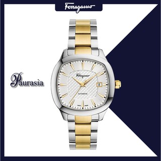 [ของแท้] Ferragamo นาฬิกาข้อมือ ผู้หญิง รุ่น FERRAGAMO FFW03-0017 TIME SQUAR AUTO DIAL SILVER paurasia ปอเรเซีย