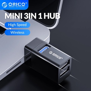 Orico ฮับ USB 3.0 2.0 ความเร็วสูง 3 พอร์ต สําหรับแล็ปท็อป เดสก์ท็อป