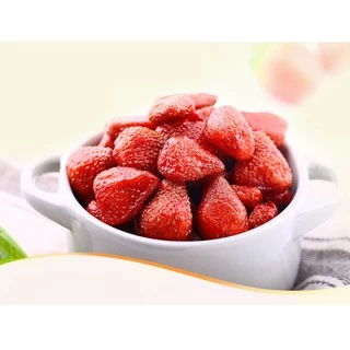[ส่งด่วน] สตรอเบอร์รี่ สตอเบอร์รี่ สตอเบอรี่ สตอ สตอเบอร์รี่อบแห้ง 75กรัม [พร้อมทาน] เต็มเมล็ดใหญ่เกรดAAA
