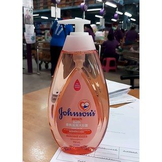 สบู่เหลวจอห์นสันเบบี้ พีช 750ml