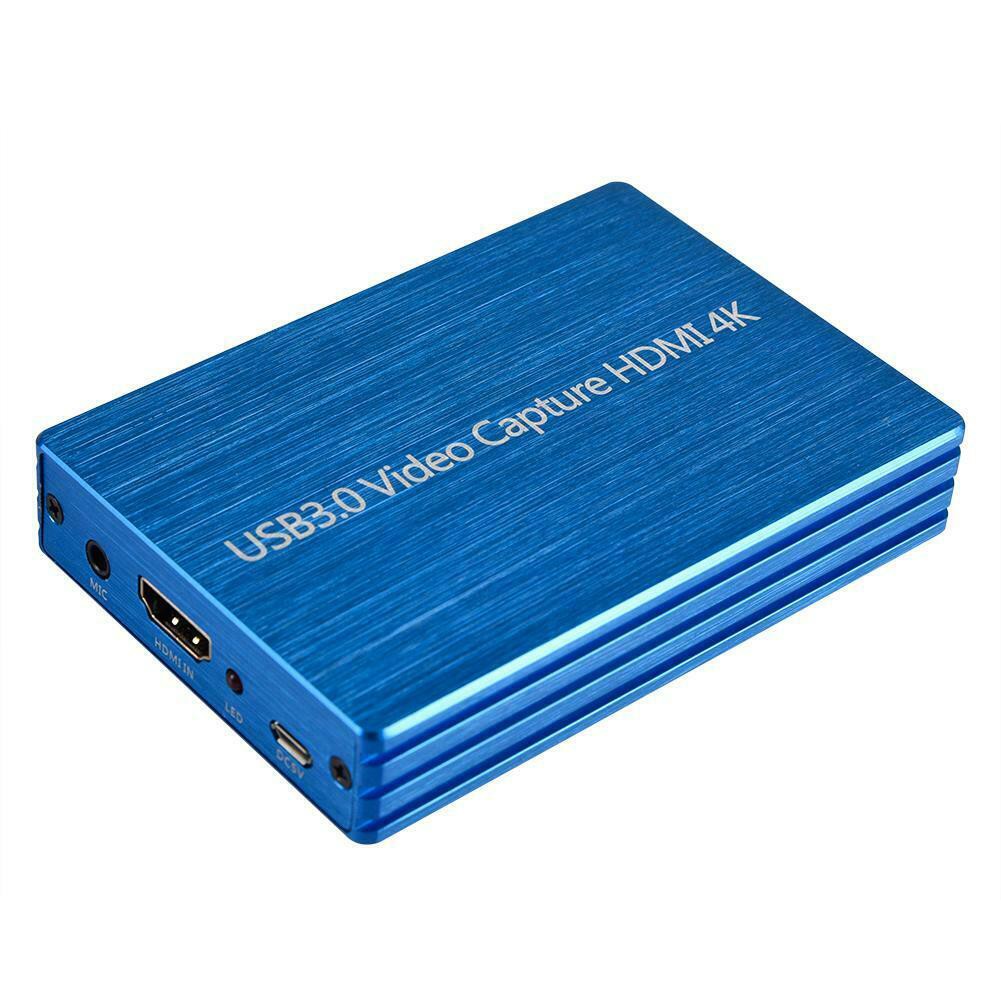 4K HDMI to USB 3.0 Video Capture Card Dongle 1080P 60fps Full HD Video Recorder