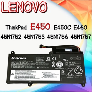 Lenovo แบตเตอรี่ ของแท้ รุ่น ThinkPad E450 E450C E460 45N1752 45N1753 45N1756 45N1757 Battery Notebook โน๊ตบุ๊ค แท้