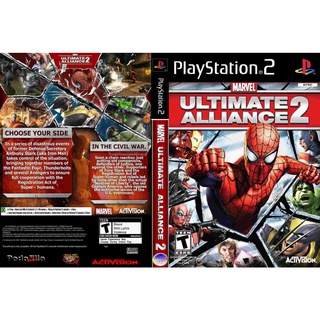 แผ่นเกมส์ PS2 Marvel Ultimate Alliance 2   คุณภาพ ส่งไว (DVD)