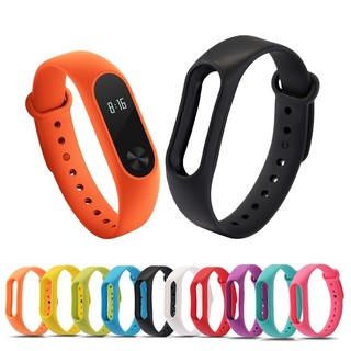 for Xiaomi Mi Band 2 สายรัดซิลิโคนกันน้ำ