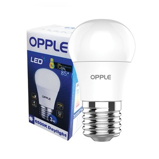 262.หลอดไฟ LED 3 วัตต์ Cool White OPPLE รุ่น Ecomax P45 E27