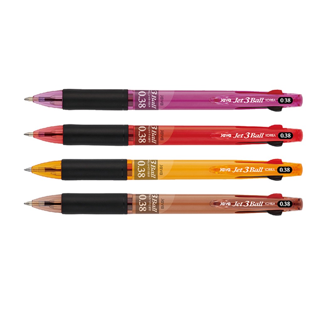 JAVA ปากกาลูกลื่น 3 ระบบ JAVA JET 3 BALL 0.38 mm. | Shopee Thailand