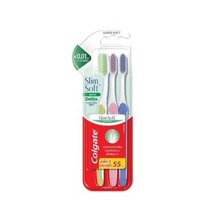 Colgate คอลเกต แปรงสีฟัน สลิมซอฟท์ สไปรัล ดีท็อกซ์ (เลือกแพ็…