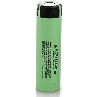 ถ่านชาร์จ Panasonic 18650B ก้อนสีเขียว 3400 mAh 3.7V จำนวน 1 ก้อน