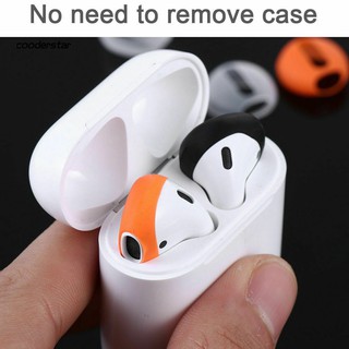 เคสซิลิโคน กันลื่น สําหรับหูฟัง Air-pods 1 2 2 คู่