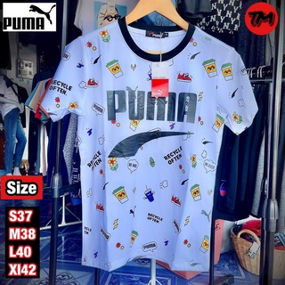 puma เสื้อยืดแขนสั้น