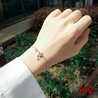 สร้อยข้อมือเงิน 925 รหัส S32 พร้อมส่ง 925