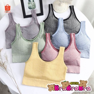 🧸💦𝑩𝒓𝒂𝑩𝒓𝒂𝑩𝒓𝒂⛱️🧸  สปอร์ตบรา เสื้อกล้าม บรา มีฟองน้ำ #bra-156