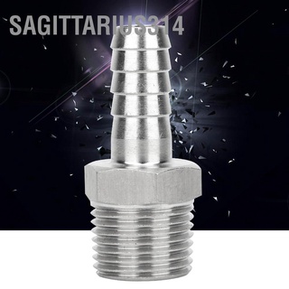 Sagittarius314 ข้อต่อท่อเชื่อมต่อ Bspt ตัวผู้ 1/2 นิ้ว 2 ชิ้น