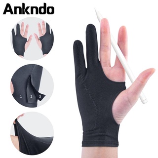 Ankndo ถุงมือปากกาสไตลัส 2 นิ้ว ยืดหยุ่น กันหมอก อุปกรณ์เสริ…