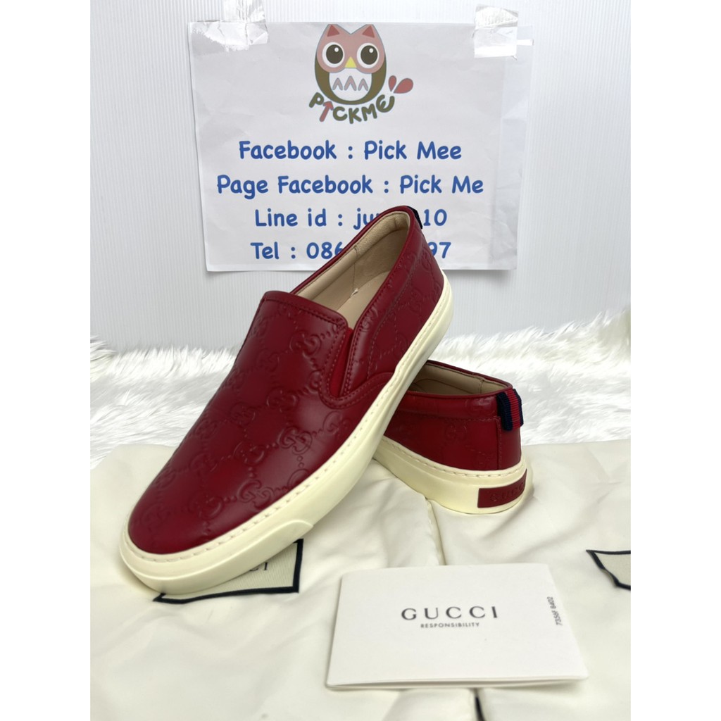 gucci signature slip on