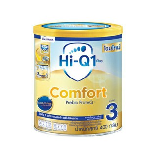 ้hi Q comfort 1+ สูตร3 กระป๋องขนาด 400g