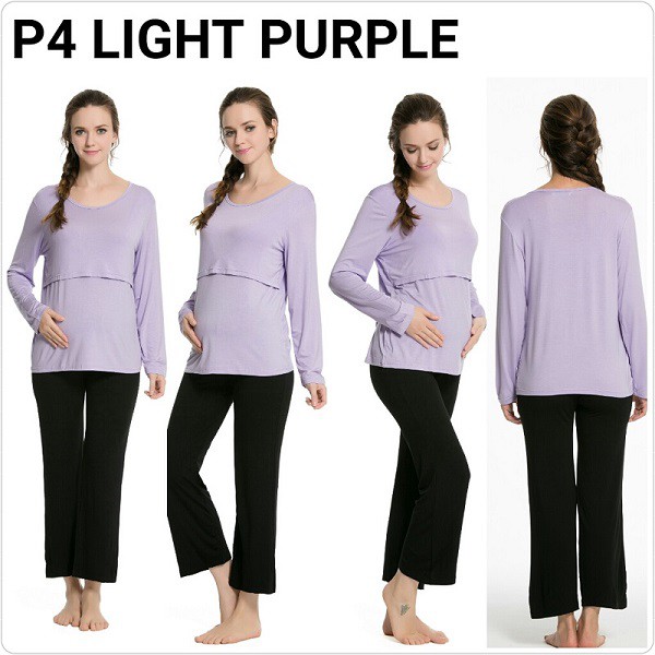 ชุดคลุมท้องกักขังพยาบาล pijamas ชุดนอนใส่นอน P4