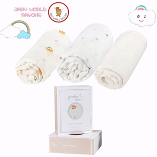 Granny Ben ผ้าห่อตัวใยเทนเซล TENCEL™ Muslin Swaddle Cloth จำนวน 1 ชิ้น