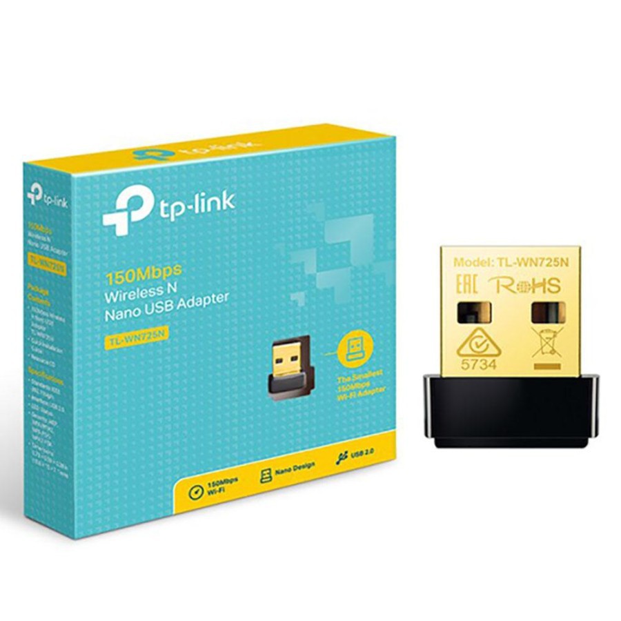 USB wifi tp-link 150mbps อะแดปเตอร์ดองเกิล tl-wn725n - ไร้สาย N usb 2.0 wi-fi nano 2.4ghz wn-725n