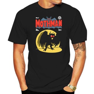 [COD]ใหม่ เสื้อยืดคอกลม แขนสั้น ผ้าฝ้าย พิมพ์ลาย Mothman สําหรับผู้ชาย และผู้หญิงS-5XL