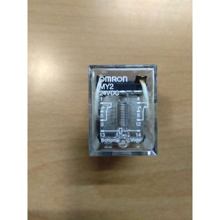 OMRON Relay MY2 รุ่นเก่า 8ขา 6VDC 12DC 24VDC 110VAC ราคาพิเศษ