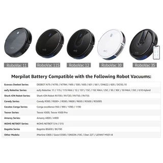Battery 2026 แบตเตอรี่หุ่นยนต์ดูดฝุ่น Battery Li-ion 2600mAh 14.8V For Petvac360,Ecovac,Deebot,Eufy RoboVac,Tesvor