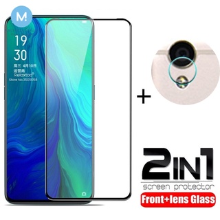 ฟิล์มกระจกนิรภัยกันรอยหน้าจอ กันรอยเลนส์กล้อง 3D สําหรับ OPPO Realme 7 7Pro C11 Realme 5 5i 6 6i C1 C2 C3 C11 C15 6 Pro A7 A5S A3S A5 A8 A91 A9 A31 2020