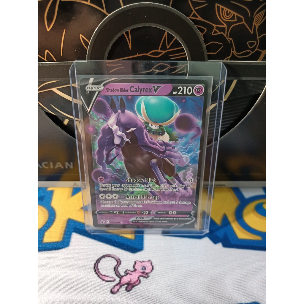 Pokemon Card "Shadow Rider Calyrex V 074/198 / Ultra Rare" ENG Chilling Reign