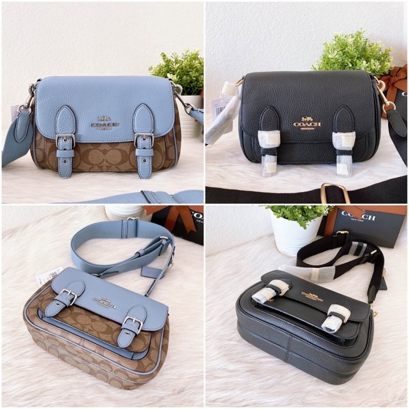 พร้อมส่งแท้💯%🇺🇸 Coach Lucy Crossbody In Signature Canvas • Style No. C6781