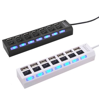 Mini 7 Port USB 2.0 High Speed HUB สำหรับแล็ปท็อปคอมพิวเตอร์